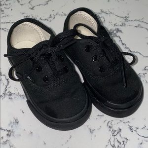 Like New Vans size 4 black